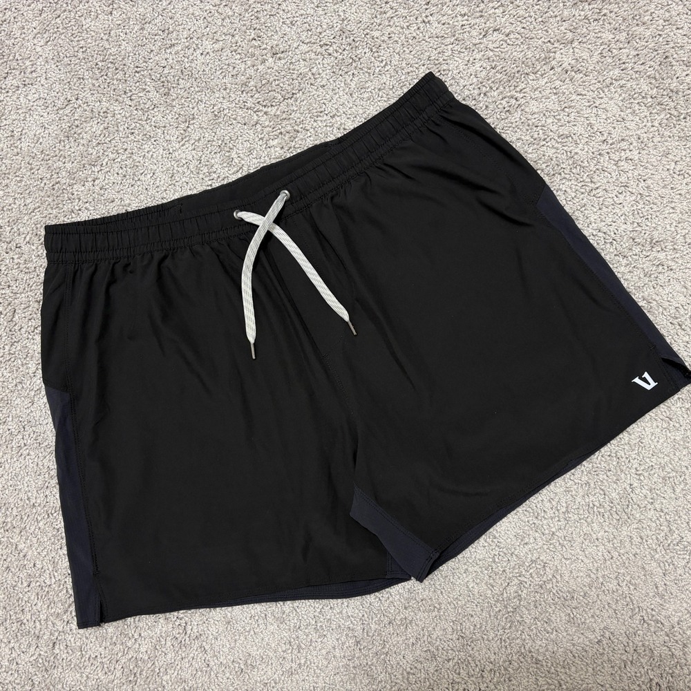 Vuori Shorts Course Run Lined Performance Stretch 4.75" Inseam Run Gym Men XXL